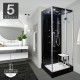 cabina hidromasaj si sauna umeda Noir 90
