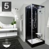 cabina hidromasaj si sauna umeda Noir 90