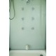 Cabina mixta cu sauna uscata alba