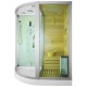 Cabina mixta cu sauna uscata alba