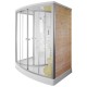 cabina mixta cu sauna uscata alba HTS 166