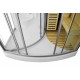 cabina mixta cu sauna uscata alba HTS 166