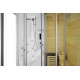cabina mixta cu sauna uscata alba HTS 166