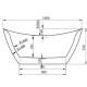 cada independenta freestanding HTS 160 RICA negru