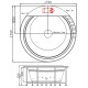 cada hidromasaj si aeromasaj rotunda HTS 155 Della