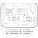 cadă tip jacuzzi spa Balboa 2 locuri