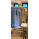 cabina mixta cu sauna uscata alba HTS 166