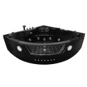 cadă cu hidromasaj acril negru HTS 152 Tiga