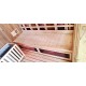 sauna de gradina 2 -4 persoane combinata fin cu infra