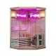 sauna finlandeza cu sare himalayan doua persoane 120x120
