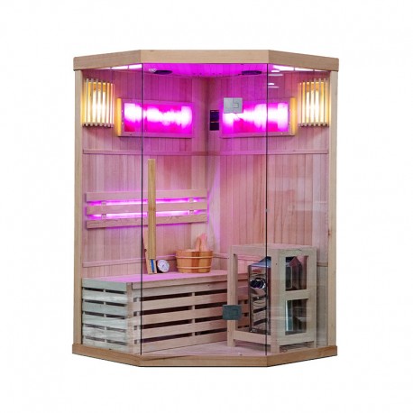 sauna finlandeza cu sare himalayan doua persoane 120x120