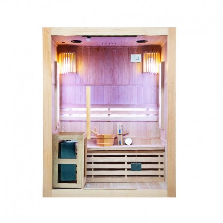 sauna finlandeza cu sare himalayan trei persoane 150x120