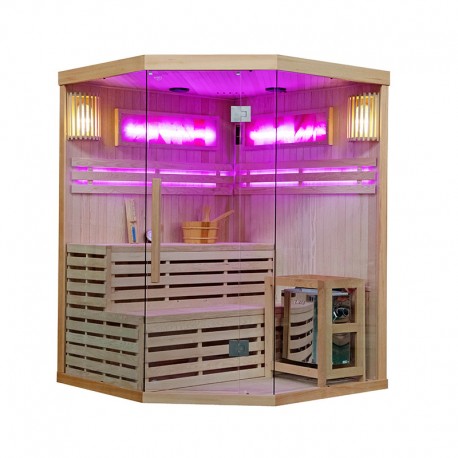 sauna finlandeza cu sare himalayan patreu persoane 150x150
