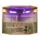 sauna finlandeza cu sare himalayan 6 persoane 180x180x200