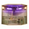 sauna finlandeza cu sare himalayan 6 persoane 180x180x200