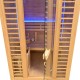 Sauna uscata finlandeza cu panouri de sare himalayan