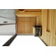 sauna combinata HTS 180 alba