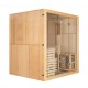 sauna finlandeza cu pietre de sare himalayan