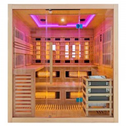 Sauna combinata dreptunghiulara 5 persoane