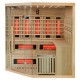 sauna combinata pentagonala 6 persoane