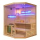 Sauna cu sare himalay pe colt