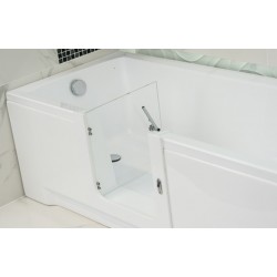 cada baie cu usa sticla 130 cm