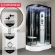 cabina hidromasaj PL12LR asimetrica cu sauna Insignia