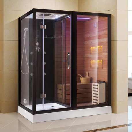 Sauna combinata HTS 180 dreapta